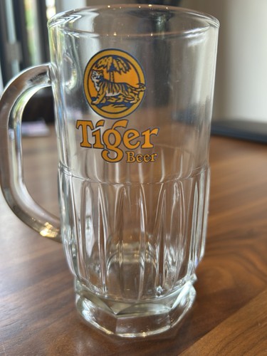 Vintage tiger beer glass asia - vintage,