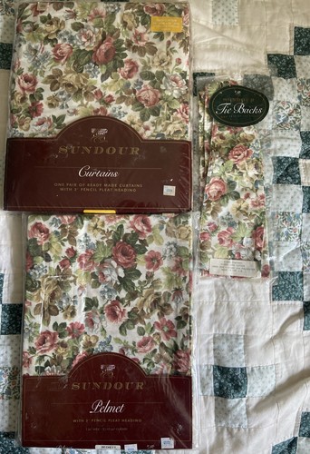 Vintage sundour chintz cabbage - vintage,