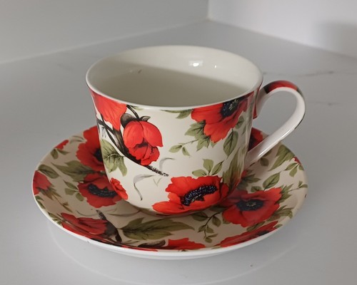 Heron cross pottery - cross,
