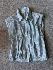 Promod Blue Stripe Cropped