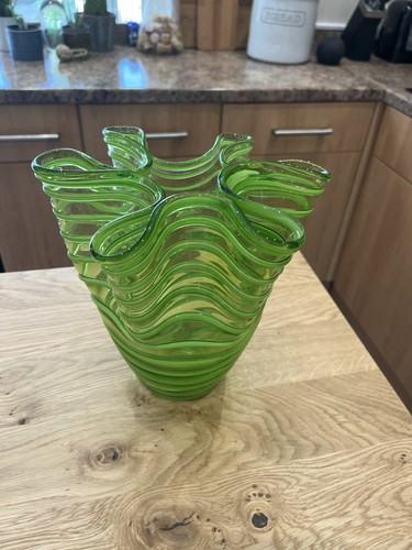 Large green striped - large,
