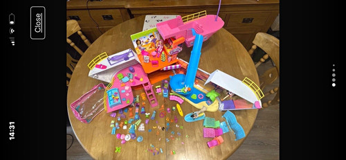Polly pocket doll cruise - pocket, ship