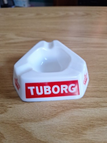 Vintage tuborg beer milk glass - vintage,
