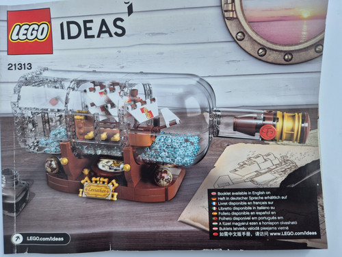 Lego ideas ship - ideas:, bottle