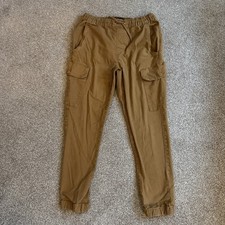 Airwalk Denim Jean Cargo Jogger Pants Men Small 90's Retro Skater Streetwear 842