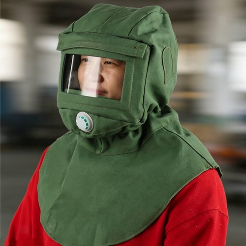 Sand blasting hood cap - sand, with