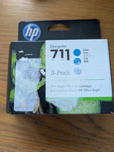 711 cyan ink packs 29ml - hp,