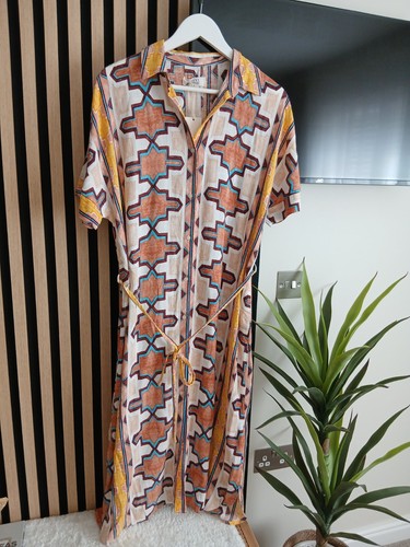 Next linen mix summer dress - next,