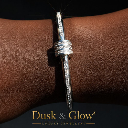 Luxury silver zirconia pave - luxury,