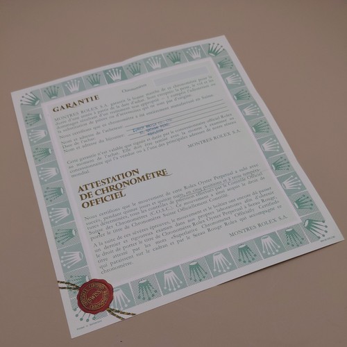 Rolex vintage guarantee for - vintage,
