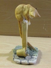 **LOOK** Border Fine Arts BFA C5 Cat on a Pole with Mouse - Signed Judy Boyt