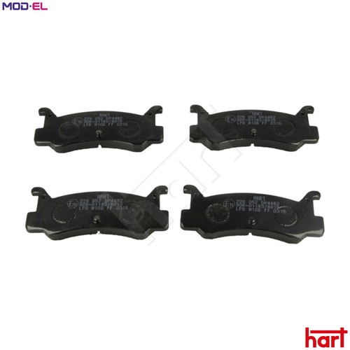Brake pad set - brake, 226