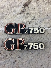 1982 Kawasaki GPz 750 Genuine OEM  Side Cover Emblems 56018-1295