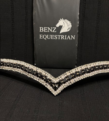 Pearl crystals browband - crystals,
