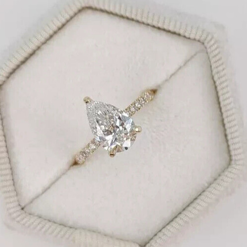 Pear cut 00ct igi lab - igi,