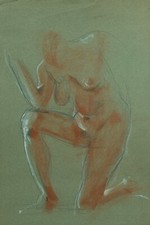 Antique Painting Portrait