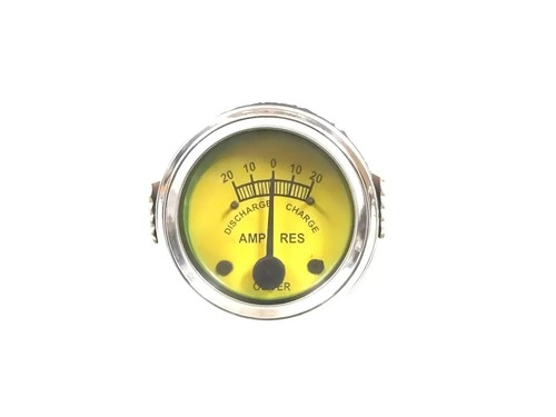 53145 gauge ammeter - ammeter,, yellow