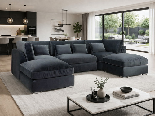 Large shape corner sofa - large, u-shape