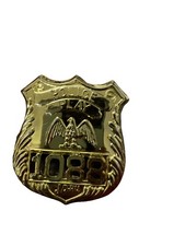 #1088 Police Badge Toy Gold