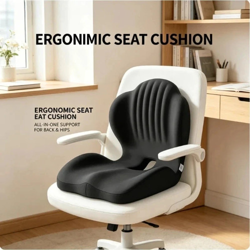 Ergonomic back and seat - 2-in-1,