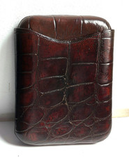 ANTIQUE CROCODILE LEATHER