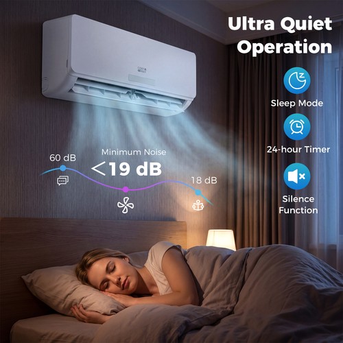 9000 btu ductless wall mounted - 9000,