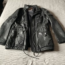 PRPS Vintage MENS LEATHER JACKET, Cotton Back