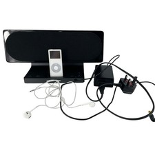 Apple iPod Nano 1st Generation 4 GB White & Sony SRS-GU10iP Speaker System Black