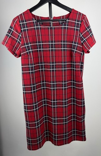 Next red tartan check shift - tartan,