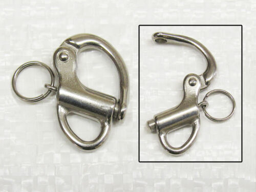 Fixed snap shackle - shackle, stainless