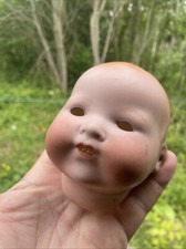 Vintage Doll Bisque Dolls Head