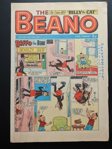Beano comic 1580 - no, october