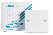 10 Pack 13A Unswitched Fused