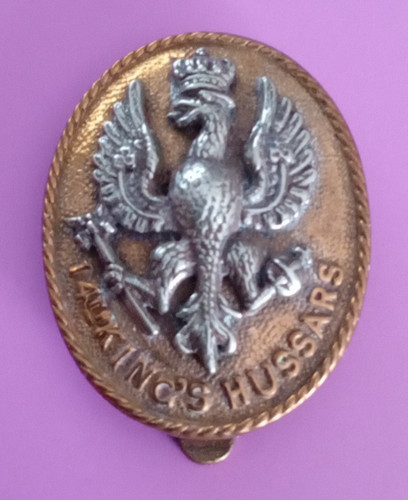 14th king hussars metal - hussars, bi-metal
