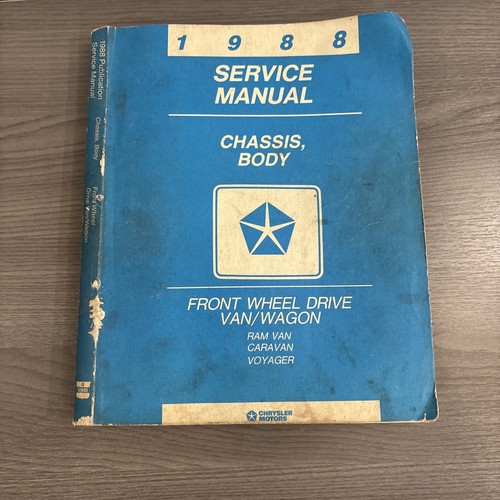 1988 chrysler fwd van - chrysler, van/wagon