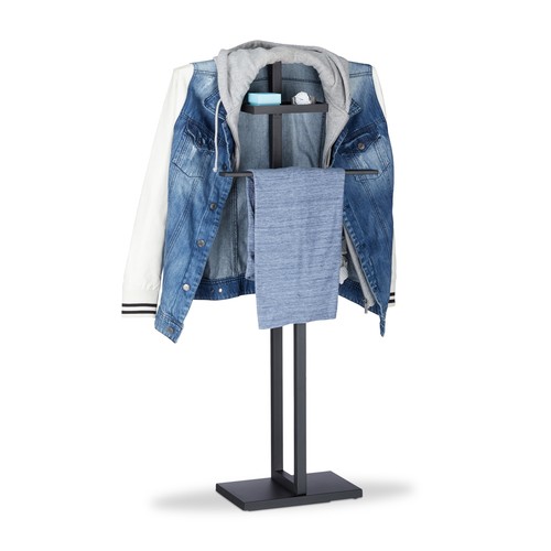 Black clothes valet - , stand