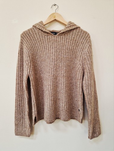 Saltrock brown tan chunky - brown, knit