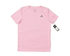 Adidas Boy's Short Sleeve Art of Soccer Tee True Pink Size XL (18/20) NEW