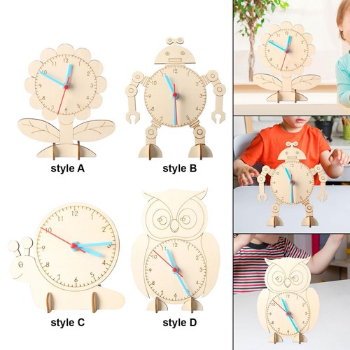 Diy clock model wooden - clock,