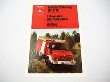 Brochure Mercedes Benz Unimog U1300L fire engine TLF8 1979