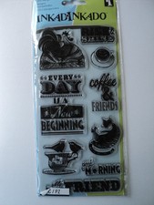 INKADINKADO CLEAR STAMPS - GOOD MORNING BNIP *LOOK*