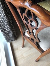 Antique Ornate Brown Wooden