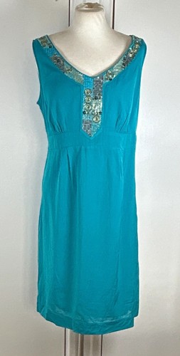 Per una blue - blue, beaded