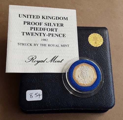 1982 20p silver proof - 1982,