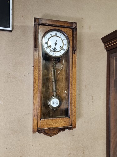 Art nouveau oak cased c - oak, h.a.c