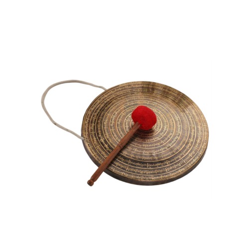 Handmade brass gong six - brass,