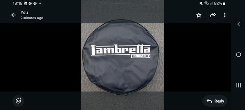 Lambretta dark blue wheel - lambretta,