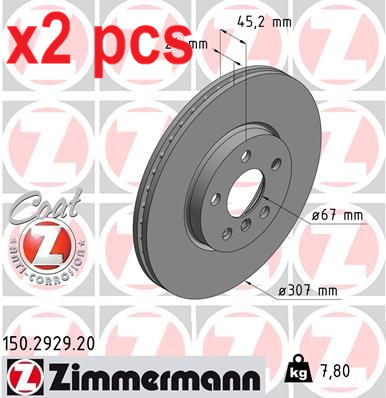 Pcs sides front fits - x2,