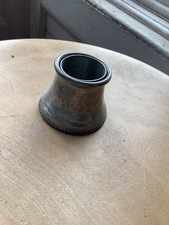 vintage old hammered pewter