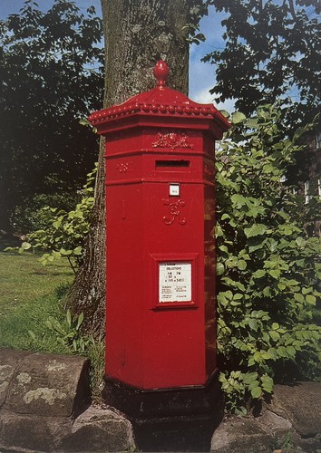 Victorian hexagonal post box - victorian,